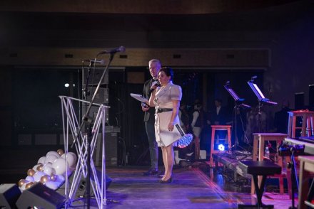 Koncert Noworoczny Miasta Wisła - prowadzący Katarzyna CZyż-Każmierczak i Tadeusz